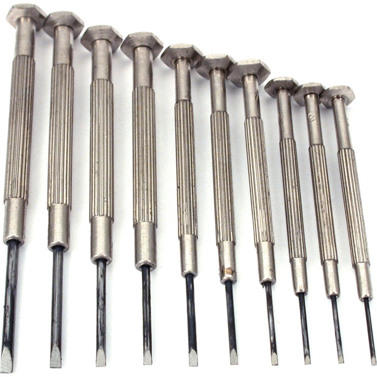 2 Mini Flat Head Screwdrivers Watch Eyeglass Electronics Repair Tool Kits 10Pcs